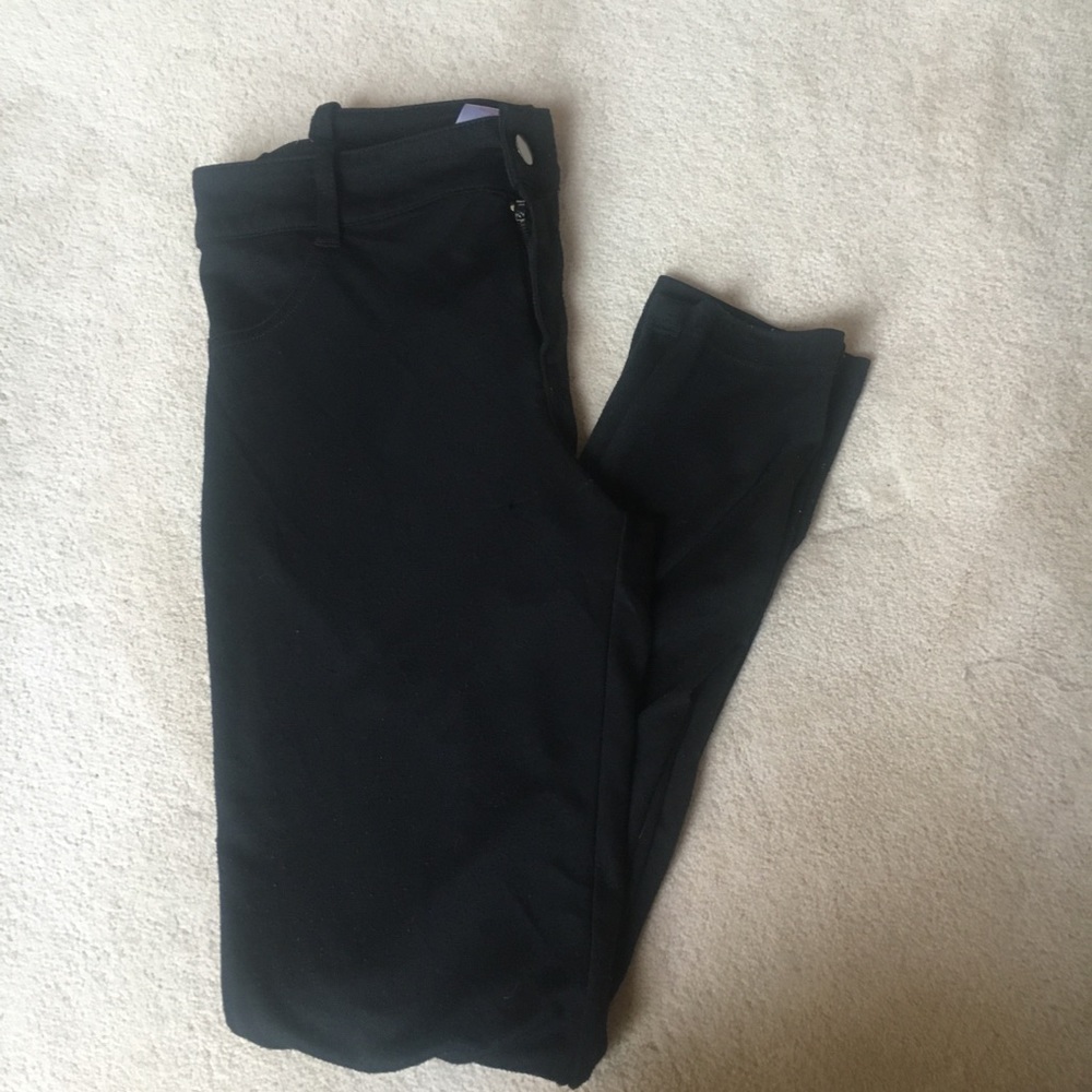 Black stretchy work pants